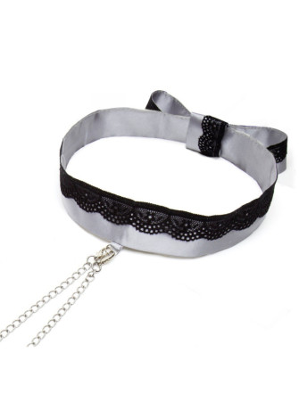 Play Nice Satin Collar & Nipple Clamps